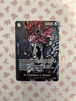 St. Ethanbaron V. Nusjuro Alt Art OP13-080 Carrying On His Will One Piece TCG - Image 1