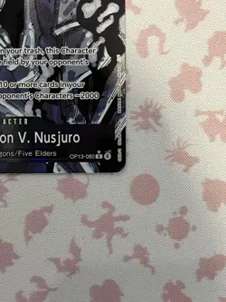 St. Ethanbaron V. Nusjuro Alt Art OP13-080 Carrying On His Will One Piece TCG - Image 4