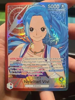 One Piece TCG - Nefeltari Vivi EB03-001 (Alt Art Leader) - Heroines Ed - English - Image 1