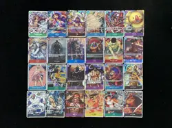 2024 One Piece TCG Chinese Roronoa Zoro Monkey D. Luffy #OP03-078 SR Lot*24 LU57 - Image 1