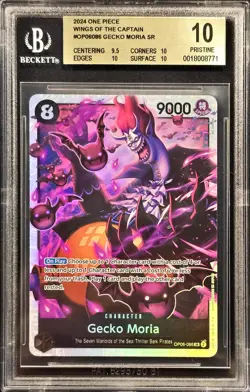 2024 One Piece Wings of the Captain #OP06086 Gecko Moria BGS 10 - Image 1