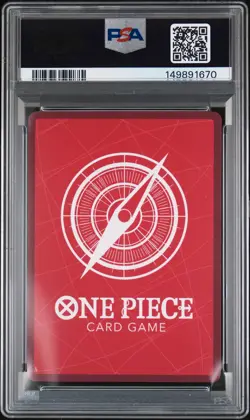 2022 ONE PIECE OP01-ROMANCE DAWN ALTERNATE ART-ERRATA #002 TRAFALGAR LAW PSA 10 - Image 2