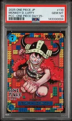 2025 ONE PIECE JPN PREMIUM COLLECTION ONE PIECE DAY'25 MONKEY D. LUFFY PSA 10 - Image 1