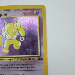 Pokemon TCG Hypno Fossil Holo Unlimited Rare Card 8/62 HP/DMG - Image 4