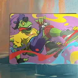 Mondo Gecko 26/54 - Art Series - Teenage Mutant Ninja Turtles MTG - Art Card NM - Image 2