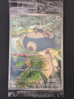 Pokemon Snorlax Promo Holo 150 HP 051 Scarlet & Violet Promo Cards English - Image 1