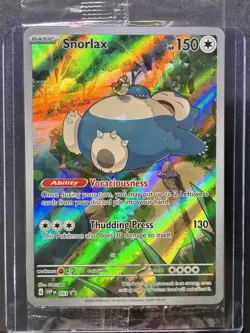 Pokemon Snorlax Promo Holo 150 HP 051 Scarlet & Violet Promo Cards English - Image 3