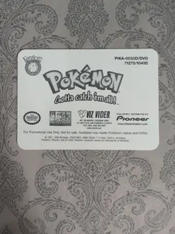 1997 Bulbasaur Pokemon Promo Card Viz Video Nintendo Rare Nm - Image 4
