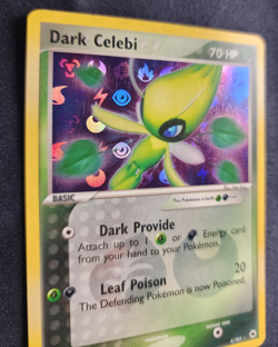 Dark Celebi 4/101 Reverse Holo Rare Hidden Legends Pokemon Card - Image 4