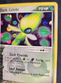 Dark Celebi 4/101 Reverse Holo Rare Hidden Legends Pokemon Card - Image 5