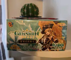 Genshin Impact Chinese Booster Sealed Collectible Card Game Box GEN-6D1 - Image 2