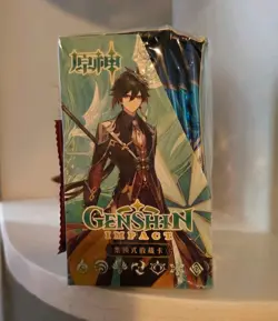 Genshin Impact Chinese Booster Sealed Collectible Card Game Box GEN-6D1 - Image 3