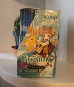 Genshin Impact Chinese Booster Sealed Collectible Card Game Box GEN-6D1 - Image 5