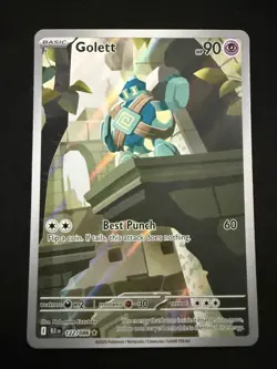 Golett #122/086 Black Bolt SV11 Holo Pokemon Card English Near Mint - Image 1