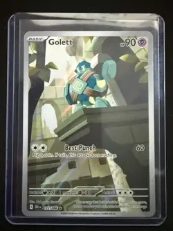 Golett #122/086 Black Bolt SV11 Holo Pokemon Card English Near Mint - Image 5