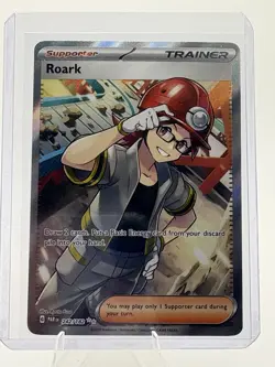 Pokemon TCG Roark 242/182 S&V: Paradox Rift Ultra Rare Card (NM Condition) - Image 2