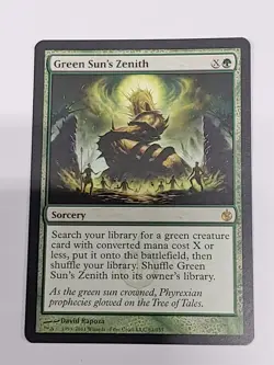 MTG Green Sun's Zenith - Mirrodin Besieged - Image 1