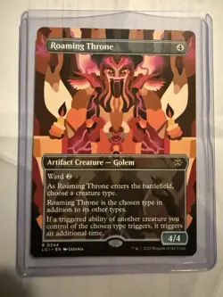 Roaming Throne (Borderless) The Lost Caverns of Ixalan Regular - Image 1
