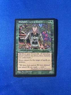 ELADAMRI, LORD OF LEAVES LP+ Tempest Reserved List mtg Magic fast shipping - Image 1