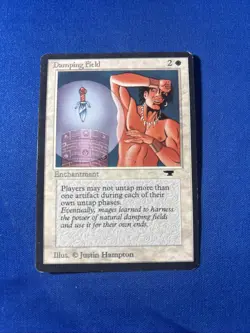 DAMPING FIELD LP Antiquities Reserved List Vintage mtg Magic fast shipping - Image 1