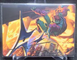 MTG - Art Series Teenage Mutant Ninja Turtles - Storm Of Steel Gold Stamped Art - Image 1