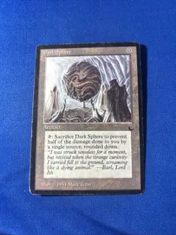 DARK SPHERE MP The Dark Vintage mtg Magic fast shipping - Image 1