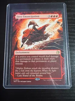 Fiery Emancipation Wilds of Eldraine: Enchanting Tales Regular - Image 1