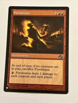 Pyrohemia LP Planar Chaos 119 / 165 English Regular Red Pestilence Torbran Combo - Image 1