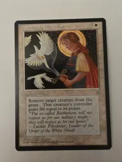 Magic The Gathering, Swords to Plowshares, Ice Age, Regular - Image 1