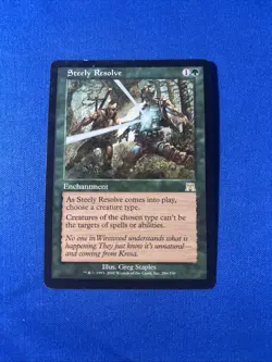 STEELY RESOLVE LP Onslaught mtg Magic fast shipping - Image 1