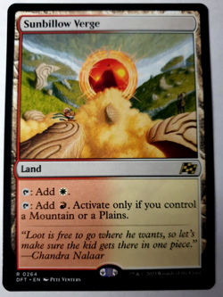 MTG: Aetherdrift - Sunbillow Verge - Rare - 0264 NM - Image 1