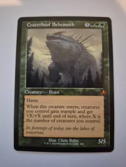 1x Craterhoof Behemoth (Retro Frame) Innistrad Remastered Regular 480 NM x1 - Image 1