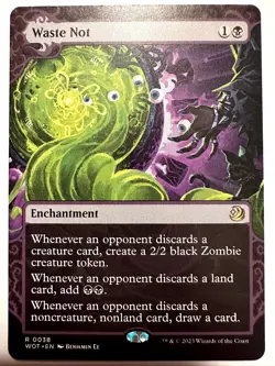 Waste Not Normal R Wilds of Eldraine: Enchanting Tales 38 NM - Image 1