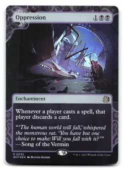 Oppression (Foil) #32 Wilds of Eldraine: Enchanting Tales - Image 1