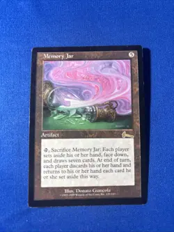 MEMORY JAR LP+ Urza’s Legacy Reserved List mtg Magic fast shipping - Image 1