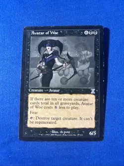 AVATAR OF WOE LP- Time Spiral Timeshifted mtg Magic fast shipping - Image 1