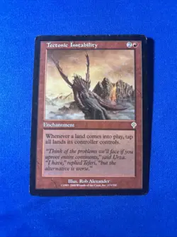 TECTONIC INSTABILITY LP Invasion mtg Magic fast shipping - Image 1