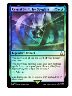 Crystal Skull, Isu Spyglass - Foil Assassin's Creed MTG - Image 1