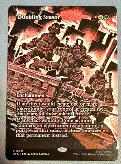 Doubling Season (Borderless) #0011 Non-Foil Teenage Mutant Ninja Turtles ENG - Image 1