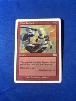 FINAL FORTUNE LP Sixth 6th Edition mtg Magic fast shipping - Image 1