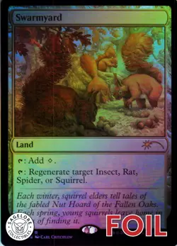 Swarmyard - Foil - Secret Lair Squirrels - 199 NM - Image 1