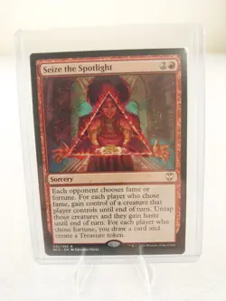 MTG Magic the Gathering Seize the Spotlight Commander: Streets of New Capenna NM - Image 1
