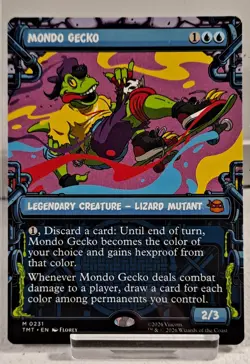 Magic The Gathering Mondo Gecko TMNT Showcase Mythic - Image 1