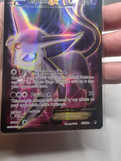POKEMON XY BREAKPOINT ESPEON EX 117/122 FULL ART ULTRA RARE NEAR MINT CLEAN CARD - Image 3