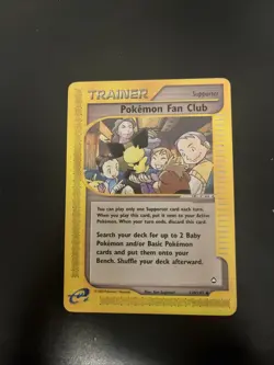 Pokemon Fan Club 130/147 LP/MP Aquapolis *ft Pichu Smoochum Growlithe Machoke - Image 1