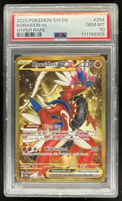 2023 Pokemon SV Koraidon ex #254/198 PSA 10 - Image 1