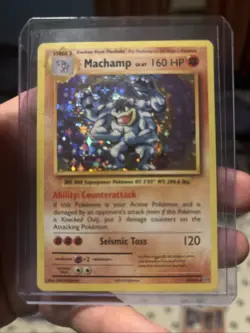 Machamp 8/102 Holo Rare Pokemon Base Set 1st Edition And Xy Evo Machamp Holo - Image 4