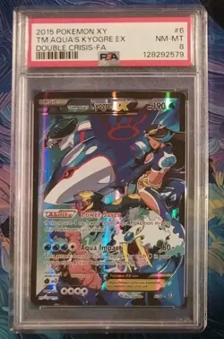 Pokemon Team Aqua's Kyogre EX 6/34 Double Crisis Holo - Image 1