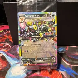 Pokemon TCG Umbreon EX 060/131 Sealed Prismatic Evolutions Stamped Promo Card - Image 1