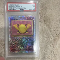 Pokemon Drowzee Reverse Holo Legendary Collection 73/110 PSA 7 2002 - Image 1